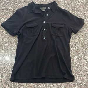 Banana Republic black polo size medium